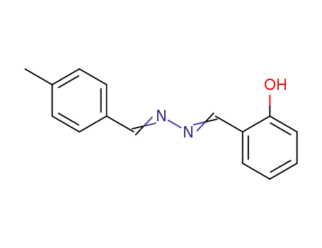 Molecular Structure of 59216-22-7 (Benzaldehyde, 2-hydroxy-, [(4-methylphenyl)methylene]hydrazone)