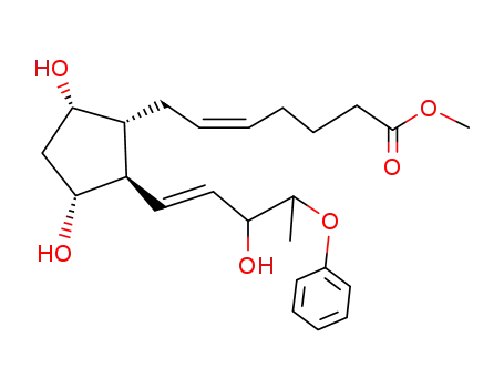 5-Heptenoic acid,
7-[3,5-dihydroxy-2-(3-hydroxy-4-phenoxy-1-pentenyl)cyclopentyl]-,
methyl ester