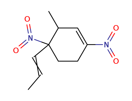 Cyclohexene, 3-methyl-1,4-dinitro-4-(1-propenyl)-