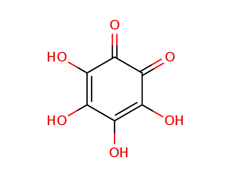 Molecular Structure of 1760-53-8 (3,5-Cyclohexadiene-1,2-dione, 3,4,5,6-tetrahydroxy-)