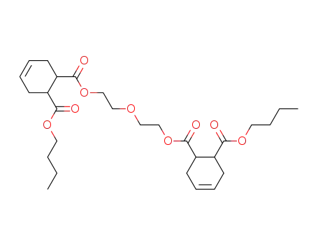 Molecular Structure of 7155-05-7 (4-Cyclohexene-1,2-dicarboxylicacid, 2,2'-(oxydiethylene) dibutyl ester (8CI))