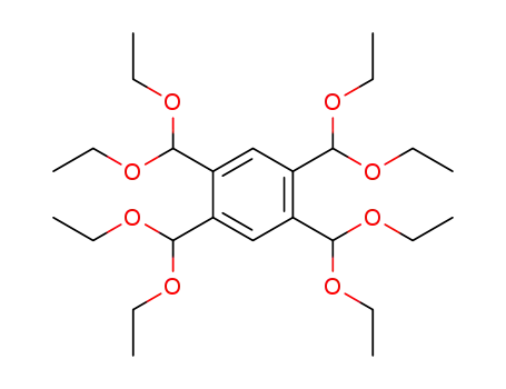 Molecular Structure of 62397-06-2 (Benzene, 1,2,4,5-tetrakis(diethoxymethyl)-)