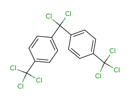 Molecular Structure of 18982-91-7 (Benzene, 1,1'-(dichloromethylene)bis[4-(trichloromethyl)-)
