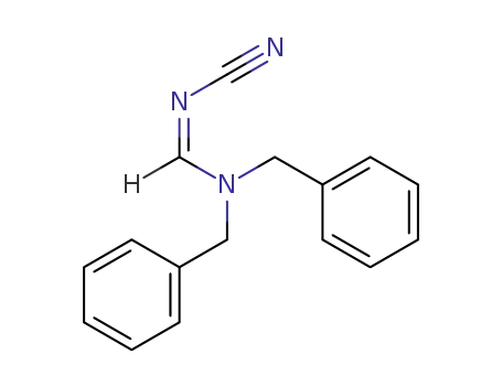 Methanimidamide,N'-cyano-N,N-bis(phenylmethyl)-