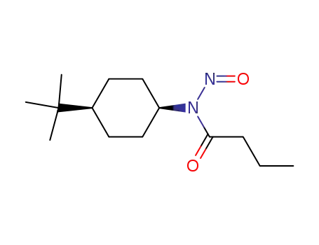 Molecular Structure of 62082-34-2 (Butanamide, N-[4-(1,1-dimethylethyl)cyclohexyl]-N-nitroso-, trans-)