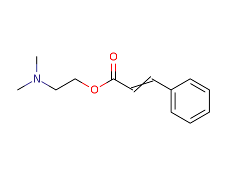 Molecular Structure of 4067-25-8 (2-Propenoic acid, 3-phenyl-, 2-(dimethylamino)ethyl ester)