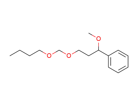 Molecular Structure of 4392-25-0 (Benzene,[3-(butoxymethoxy)-1-methoxypropyl]-)