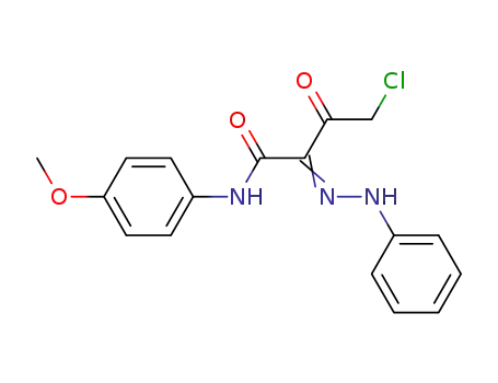 Butanamide, 4-chloro-N-(4-methoxyphenyl)-3-oxo-2-(phenylhydrazono)-
