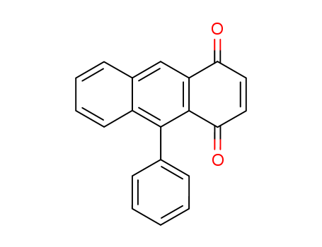 Molecular Structure of 113969-40-7 (1,4-Anthracenedione, 9-phenyl-)