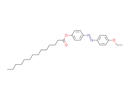 Molecular Structure of 85238-63-7 (Tetradecanoic acid, 4-[(4-ethoxyphenyl)azo]phenyl ester)