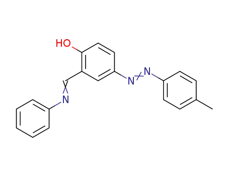 Molecular Structure of 38501-47-2 (Phenol, 4-[(4-methylphenyl)azo]-2-[(phenylimino)methyl]-)