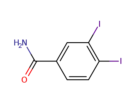Molecular Structure of 4331-53-7 (3,4-Diiodo-benzamide)