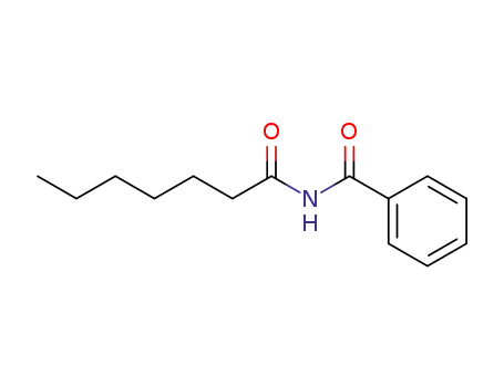 Molecular Structure of 39549-53-6 (Benzamide, N-(1-oxoheptyl)-)