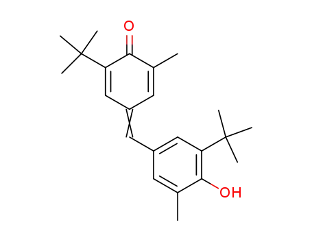 Molecular Structure of 62267-58-7 (2,5-Cyclohexadien-1-one,
2-(1,1-dimethylethyl)-4-[[3-(1,1-dimethylethyl)-4-hydroxy-5-methylphenyl]
methylene]-6-methyl-)