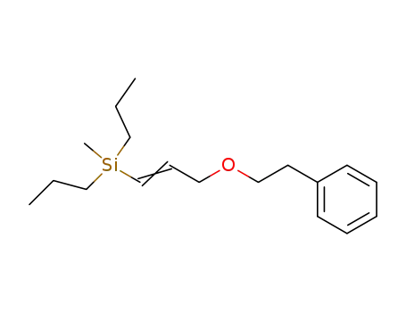 Molecular Structure of 67002-38-4 (Silane, methyl[3-(2-phenylethoxy)-1-propenyl]dipropyl-)