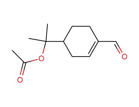 1-Cyclohexene-1-carboxaldehyde, 4-[1-(acetyloxy)-1-methylethyl]-, (S)-