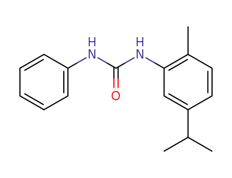<i>N</i>-(5-isopropyl-2-methyl-phenyl)-<i>N</i>'-phenyl-urea