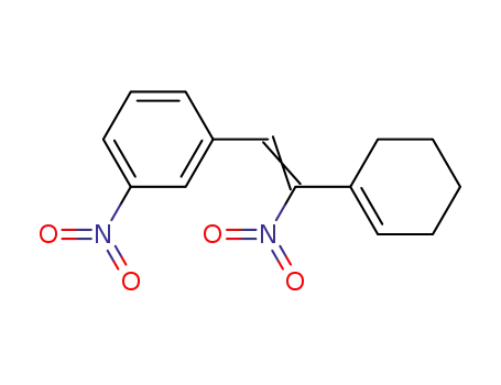 Molecular Structure of 895-47-6 (Benzene, 1-[2-(1-cyclohexen-1-yl)-2-nitroethenyl]-3-nitro-)