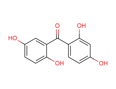 Molecular Structure of 61234-44-4 (Methanone, (2,4-dihydroxyphenyl)(2,5-dihydroxyphenyl)-)