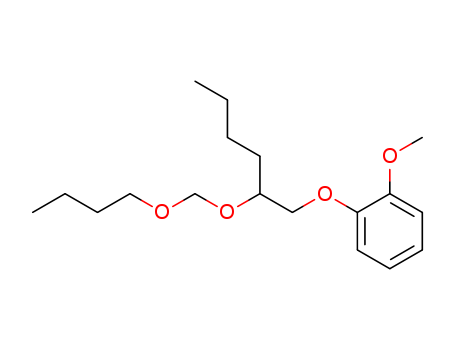 Benzene, 1-[[2-(butoxymethoxy)hexyl]oxy]-2-methoxy-