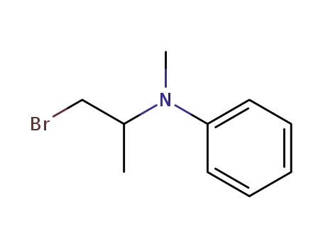 Molecular Structure of 71324-73-7 (Benzenamine, N-(2-bromo-1-methylethyl)-N-methyl-)