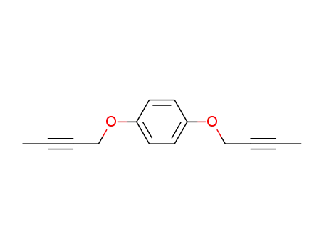 Molecular Structure of 38457-29-3 (Benzene, 1,4-bis(2-butynyloxy)-)