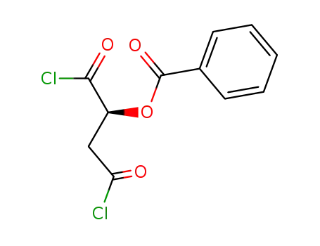 Molecular Structure of 64087-53-2 (Butanedioyl dichloride, (benzoyloxy)-, (S)-)