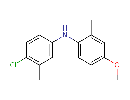 Benzenamine, N-(4-chloro-3-methylphenyl)-4-methoxy-2-methyl-