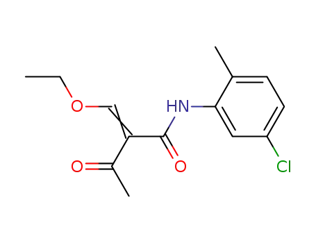 Butanamide, N-(5-chloro-2-methylphenyl)-2-(ethoxymethylene)-3-oxo-