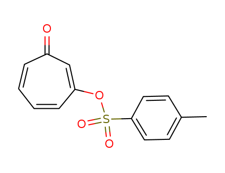 Molecular Structure of 19617-10-8 (2,4,6-Cycloheptatrien-1-one, 3-[[(4-methylphenyl)sulfonyl]oxy]-)