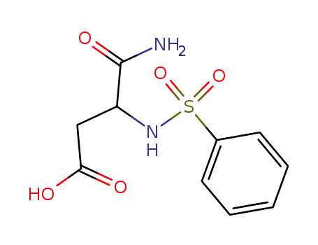 Butanoic acid, 4-amino-4-oxo-3-[(phenylsulfonyl)amino]-