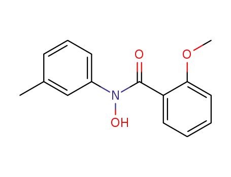 Molecular Structure of 34661-25-1 (Benzamide, N-hydroxy-2-methoxy-N-(3-methylphenyl)-)