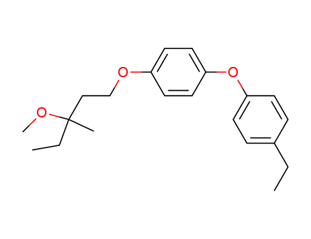 Benzene, 1-ethyl-4-[4-[(3-methoxy-3-methylpentyl)oxy]phenoxy]-