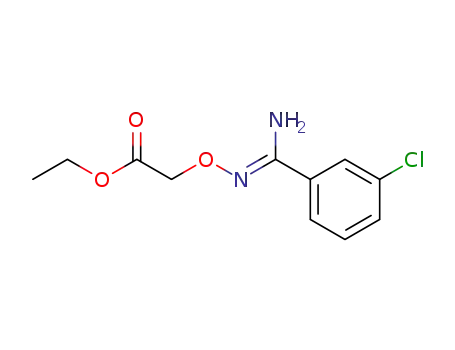 Acetic acid, [[[(3-chlorophenyl)iminomethyl]amino]oxy]-, ethyl ester