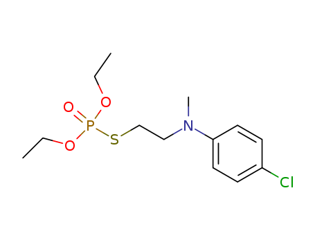 Phosphorothioic acid, S-[2-[(4-chlorophenyl)methylamino]ethyl] O,O-diethyl ester