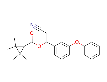 Cyclopropanecarboxylic acid, 2,2,3,3-tetramethyl-,
2-cyano-1-(3-phenoxyphenyl)ethyl ester