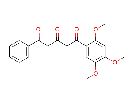 Molecular Structure of 62407-09-4 (1,3,5-Pentanetrione, 1-phenyl-5-(2,4,5-trimethoxyphenyl)-)