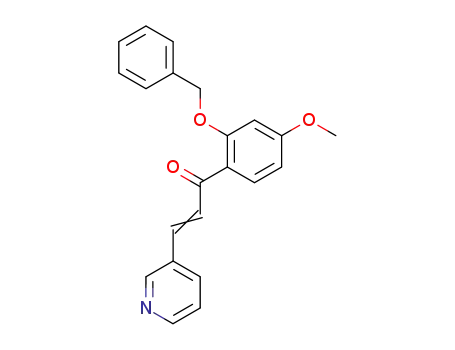 2-Propen-1-one, 1-[4-methoxy-2-(phenylmethoxy)phenyl]-3-(3-pyridinyl)-
