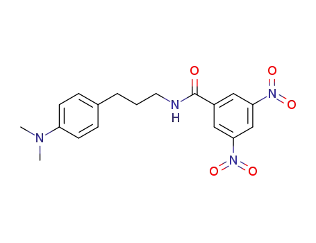 Molecular Structure of 62065-07-0 (Benzamide, N-[3-[4-(dimethylamino)phenyl]propyl]-3,5-dinitro-)