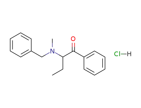 1-Butanone, 2-[methyl(phenylmethyl)amino]-1-phenyl-, hydrochloride