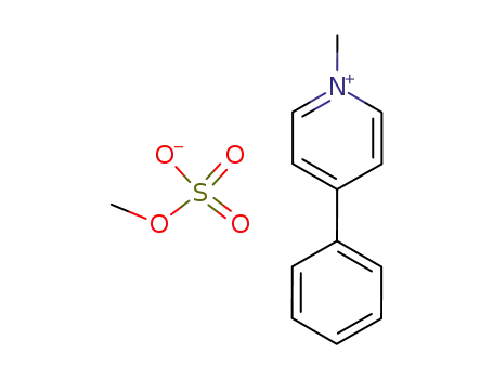 Molecular Structure of 39795-54-5 (Pyridinium, 1-methyl-4-phenyl-, methyl sulfate)
