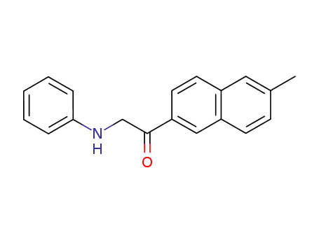 Molecular Structure of 62244-87-5 (Ethanone, 1-(6-methyl-2-naphthalenyl)-2-(phenylamino)-)