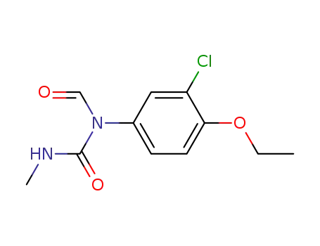 Molecular Structure of 62719-81-7 (Urea, N-(3-chloro-4-ethoxyphenyl)-N-formyl-N'-methyl-)