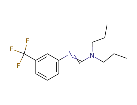 Molecular Structure of 6987-18-4 (Methanimidamide,N,N-dipropyl-N'-[3-(trifluoromethyl)phenyl]-)