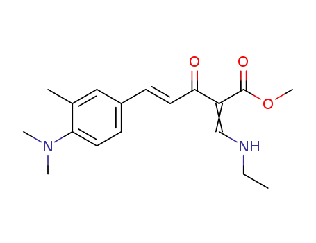 4-Pentenoic acid,
5-[4-(dimethylamino)-3-methylphenyl]-2-[(ethylamino)methylene]-3-oxo-,
methyl ester