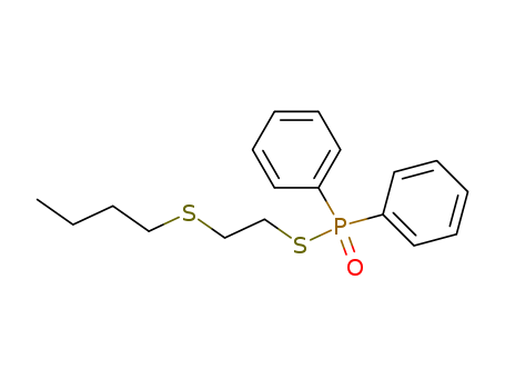 35758-04-4,Phosphinothioic acid,diphenyl-,S-[2- (butylthio)ethyl] ester ,