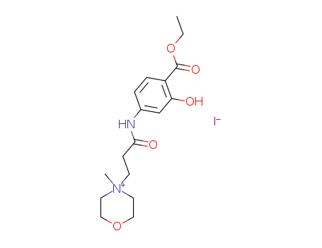 73816-68-9,4-(3-{[4-(ethoxycarbonyl)-3-hydroxyphenyl]amino}-3-oxopropyl)-4-methylmorpholin-4-ium iodide,