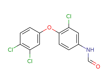 Molecular Structure of 60913-82-8 (Formamide, N-[3-chloro-4-(3,4-dichlorophenoxy)phenyl]-)