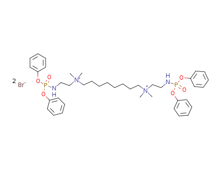 18671-87-9,AMMONIUM, OCTAMETHYLENEBIS(DIMETHYL(2-(PHOSPHONOAMINO)ETHYL)-, DIBROMIDE, TETRAP,