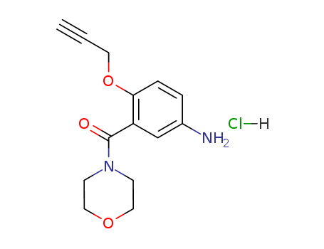 30533-86-9,Morpholine, 4-(5-amino-2-(2-propynyloxy)benzoyl)-, hydrochloride,Morpholine,4-[5-amino-2-(2-propynyloxy)benzoyl]-, monohydrochloride (9CI)